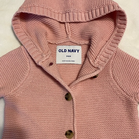🌟3 for $22🌟 NWT Pink Baby Cardigan - Picture 3 of 3